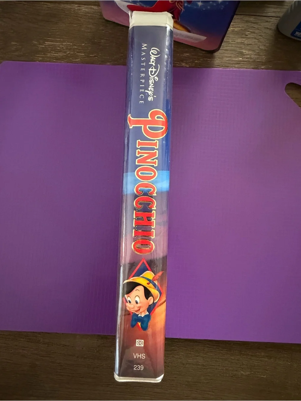 Vintage Disney VHS Pin Board — Pinocchio